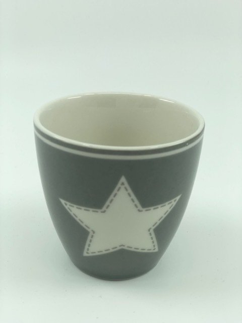 Mini Latte Cup Star grey