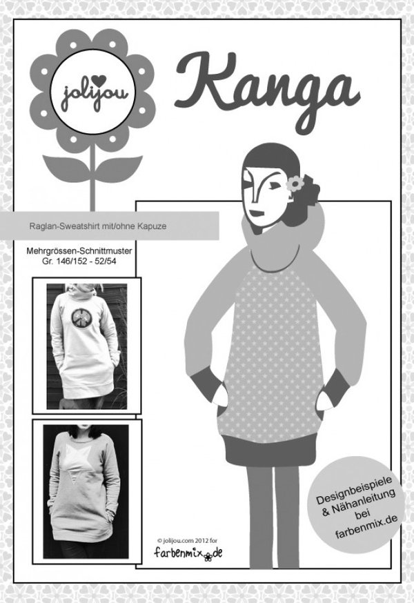 Kanga - Damen Raglan-Sweatshirt