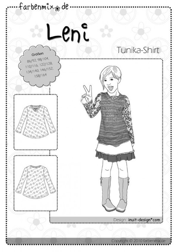 Leni - Mädchen Tunika-Shirt