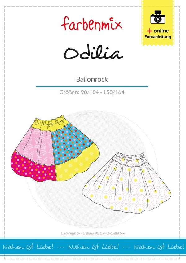 Odilia - Mädchen- Ballonrock
