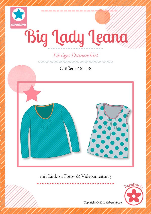 Big Lady LEANA - lässiges Damenshirt