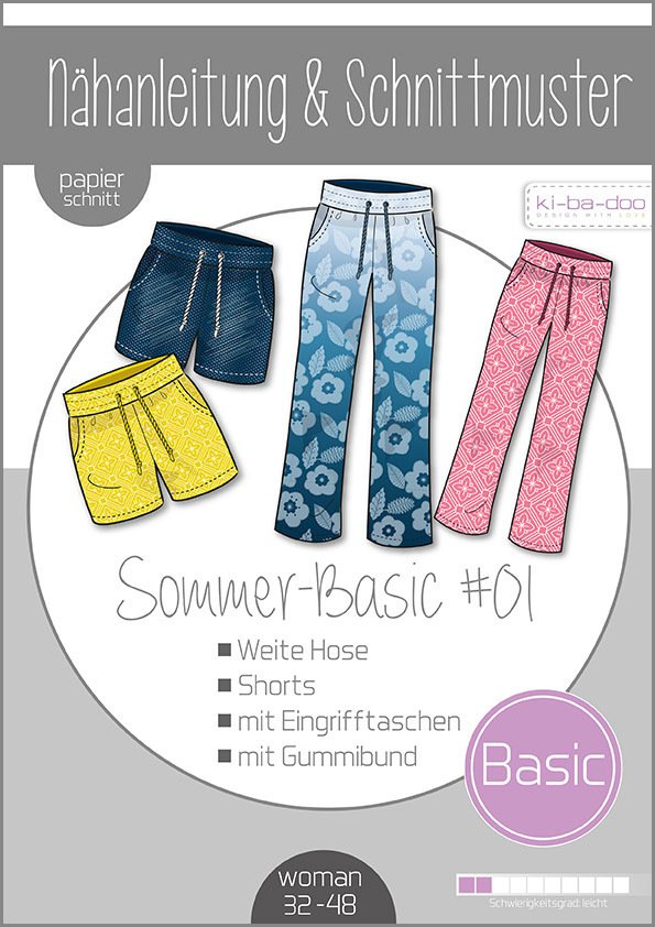 Damen Mix&Match Basic Hose - Sommer-Basic #01