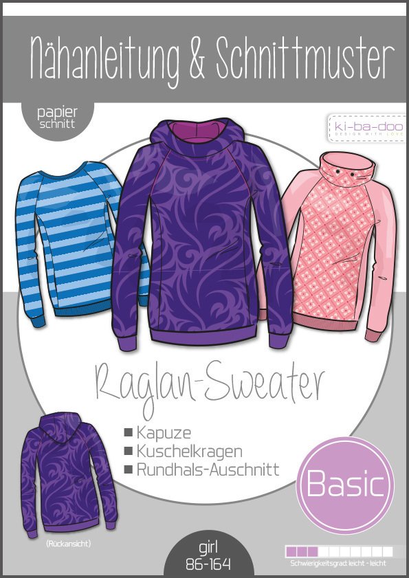 Basic Raglan Sweater Mädchen