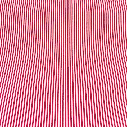 Baumwolle-Webware - Streifen rot weiss