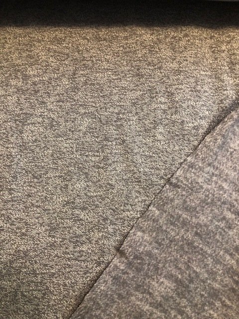 Sweatshirt - grau ecru meliert