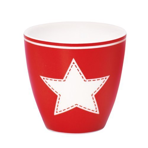 Mini Latte Cup Star red