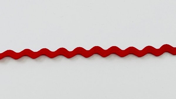 Zackenlitze 9 mm - rot